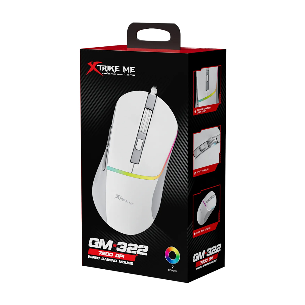Xtrike Me Mouse Gaming GM-322W Wired - Image 2