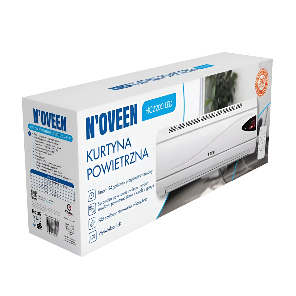 NOVEEN Air Curtain HC2200 Pilot LED White - Image 4