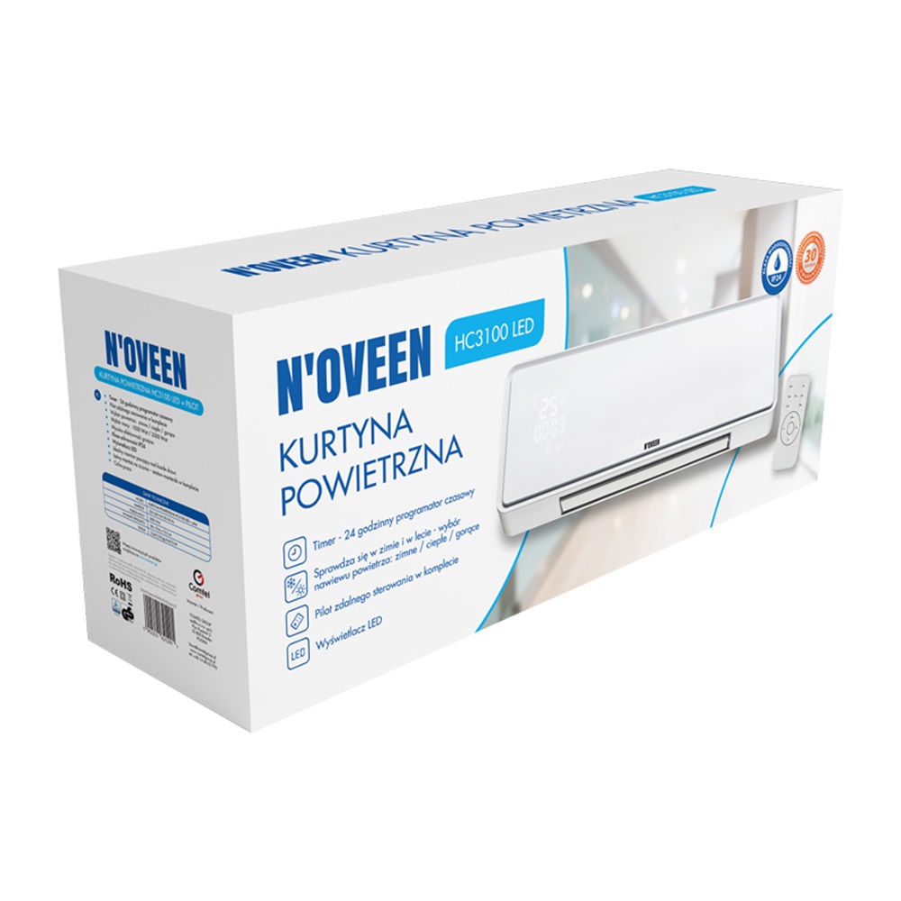 NOVEEN Air Curtain HC3100 Pilot LED White - Image 2