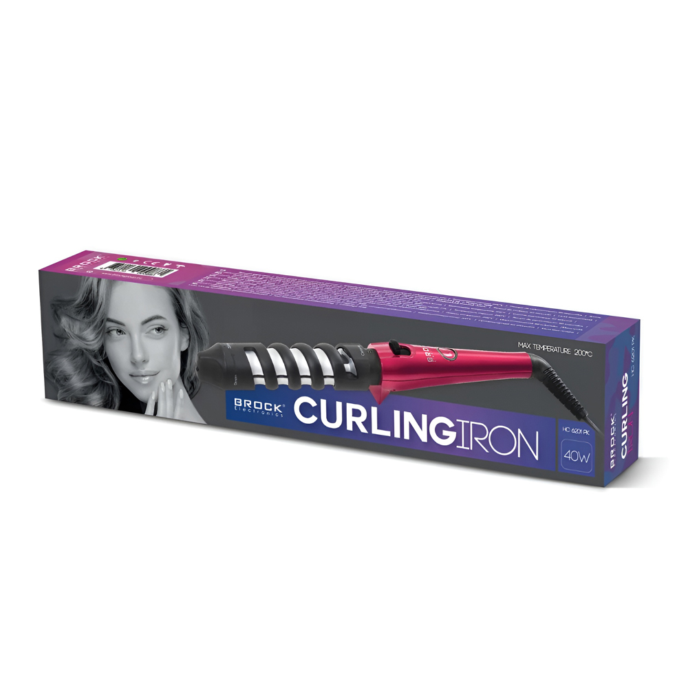 BROCK Hair Styler HC 6201 PK, 40W, Pink - Image 2