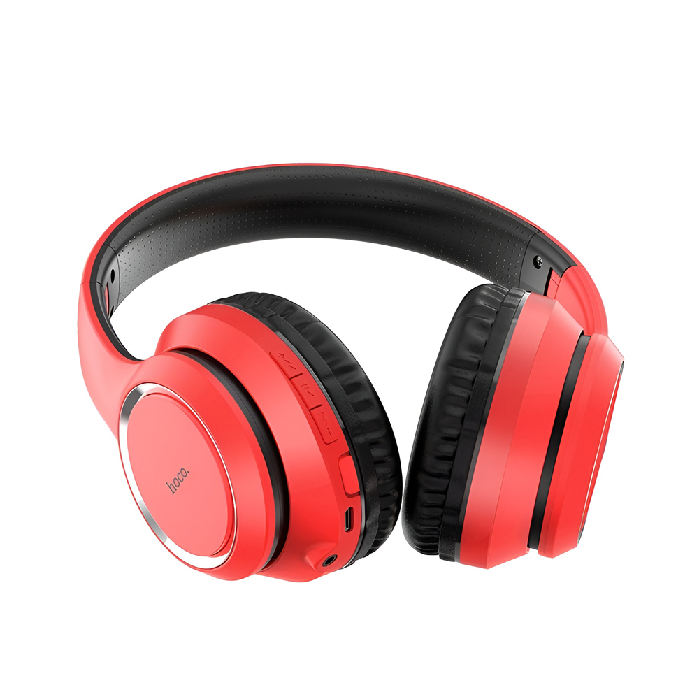 Hoco On-Ear Headphones with MIC Bluetooth W28 Journey, Red - Image 2