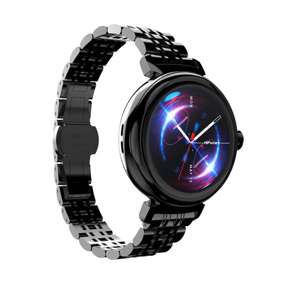 HiFuture Smart Watch Aura, Amoled, BT Calling, Black - Image 3