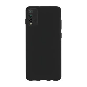 Helmet Case Liquid Silicone Xiaomi Redmi 9T, Black