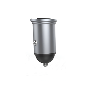 Helmet Car Charger 2xUSB 2.4A, Grey