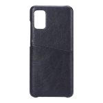 Helmet Case with Pocket Leather Samsung A41, Black