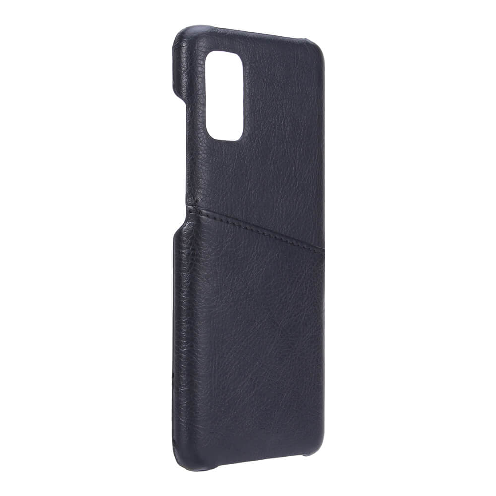 Helmet Case with Pocket Leather Samsung A41, Black - Image 2