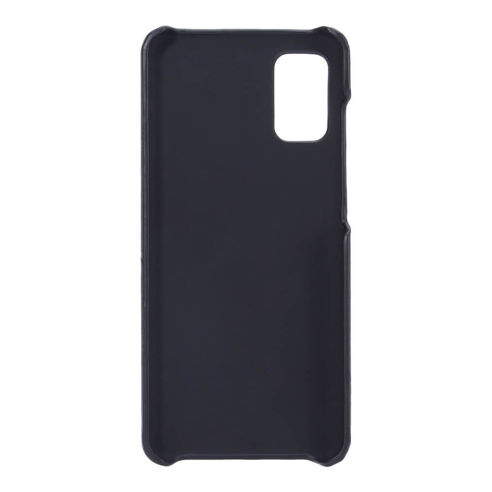 Helmet Case with Pocket Leather Samsung A41, Black - Image 3