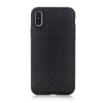 Helmet Case Liquid Silicone Grid Samsung A10, Black