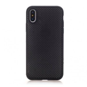 Helmet Case Liquid Silicone Grid Samsung A10, Black