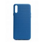 Helmet Case Liquid Silicone Grid Samsung A70, Blue