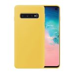 Helmet Case Liquid Silicone Samsung S10, Yellow