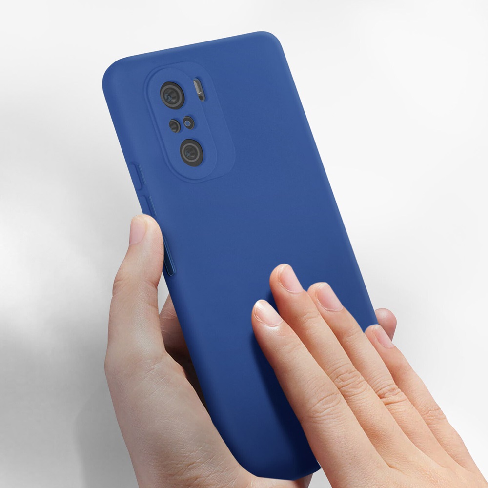 Helmet Case Liquid Silicone Xiaomi Mi 11i/Poco F3, Blue - Image 3