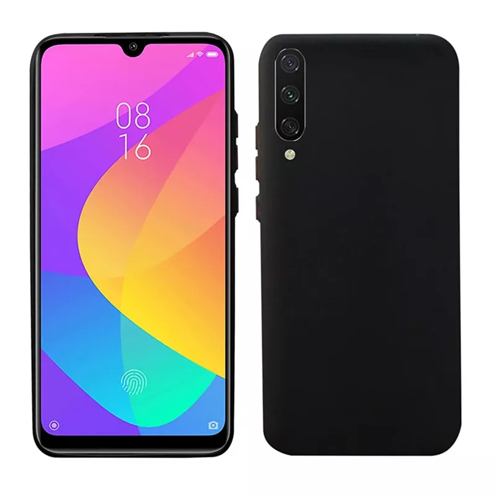 Helmet Case Liquid Silicone Xiaomi Mi A3, Black - Image 2