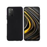Helmet Case Liquid Silicone Xiaomi Poco M3, Black