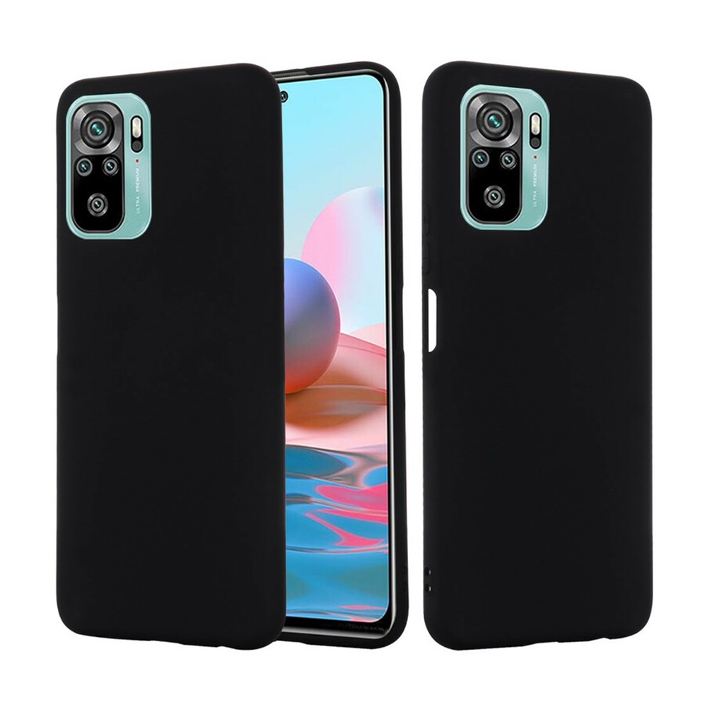 Helmet Case Liquid Silicone Xiaomi Redmi Note 10/10S, Black - Image 3