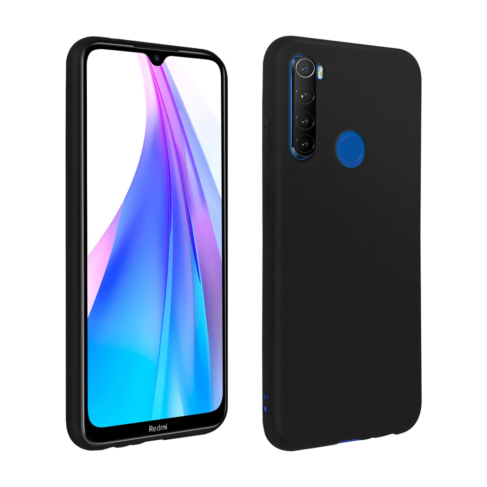 Helmet Case Liquid Silicone Redmi Note 8T, Black - Image 2