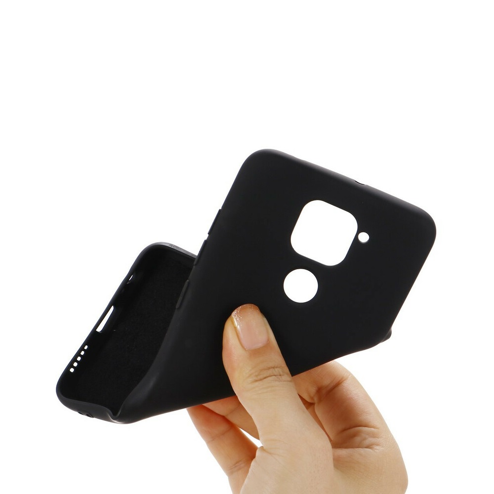Helmet Case Liquid Silicone Xiaomi Redmi Note 9, Black - Image 3