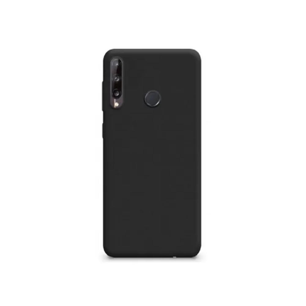 Helmet Case Liquid Silicone Huawei P40 Lite E, Black