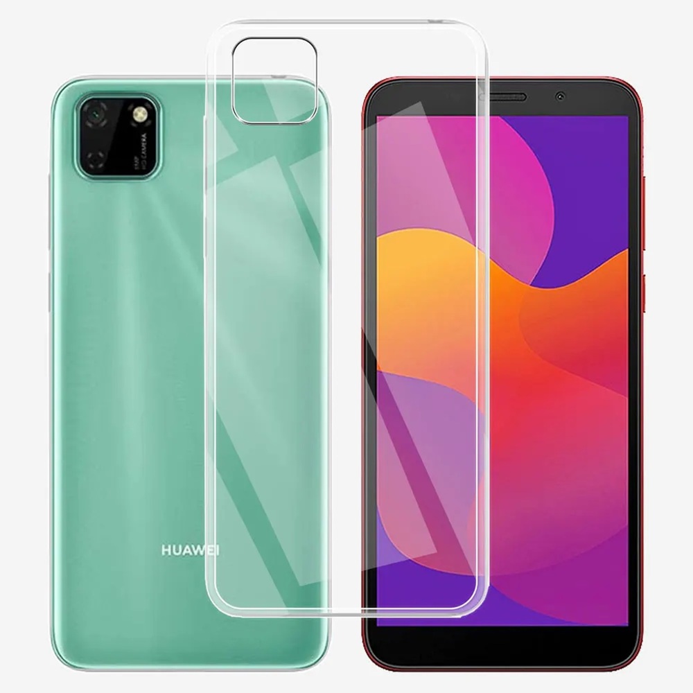 Helmet Case TPU Soft Huawei Y5P, Clear - Image 2