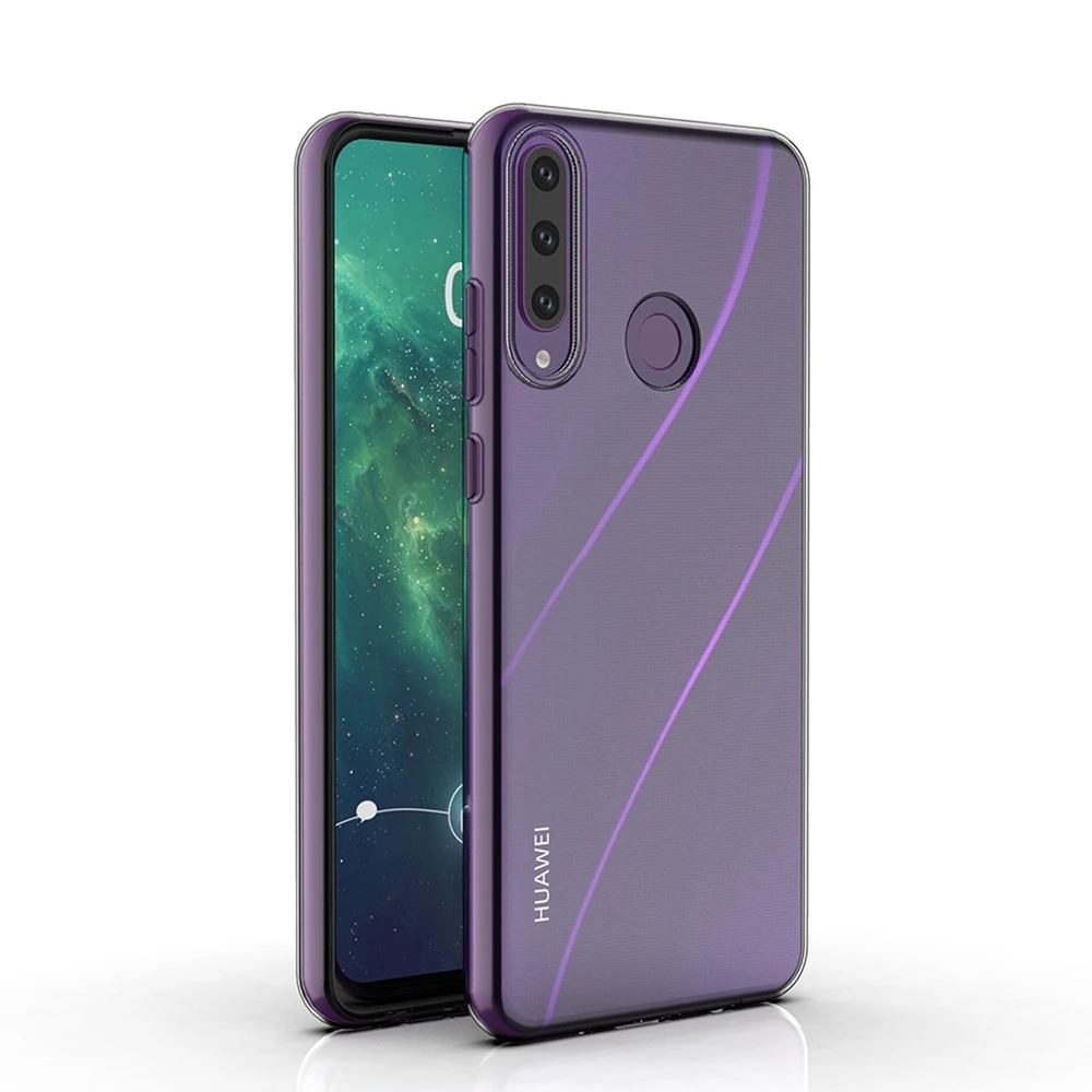 Helmet Case TPU Soft Huawei Y6P, Clear - Image 2