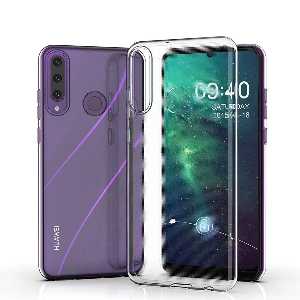 Helmet Case TPU Soft Huawei Y6P, Clear - Image 3