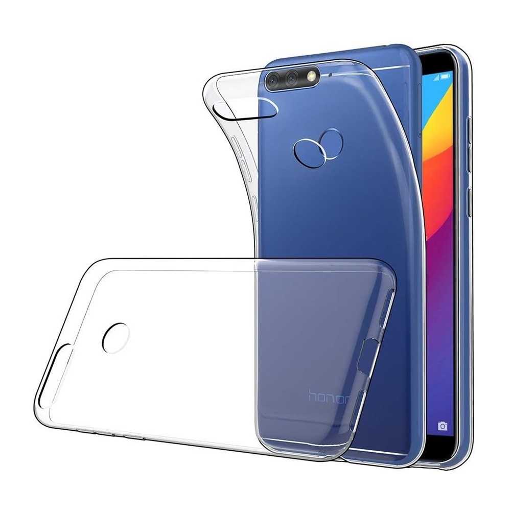 Helmet Case TPU Soft Huawei Y6 (2018), Clear - Image 2
