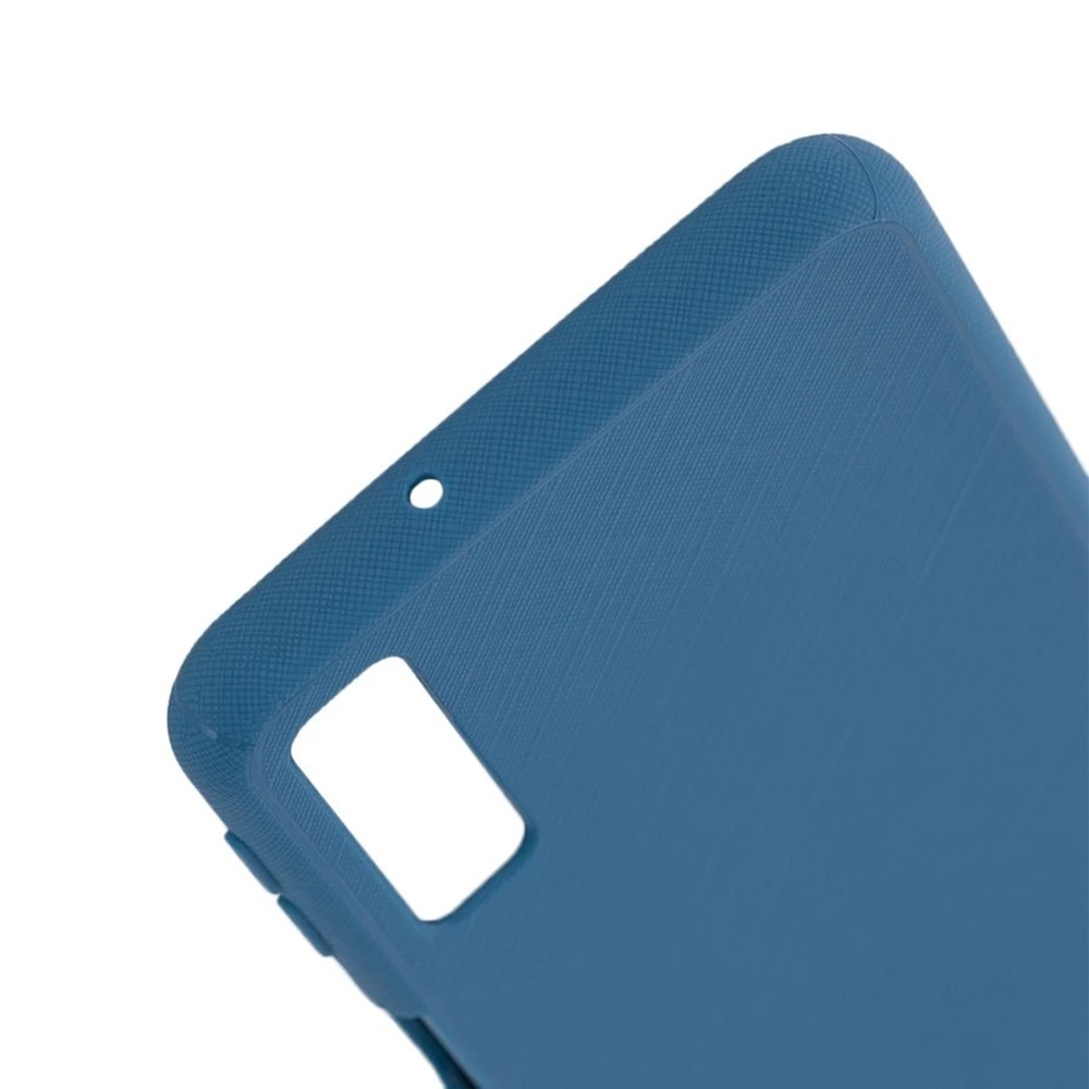 Helmet Case TPU Suede Samsung A7 (2018), Dark Blue - Image 2