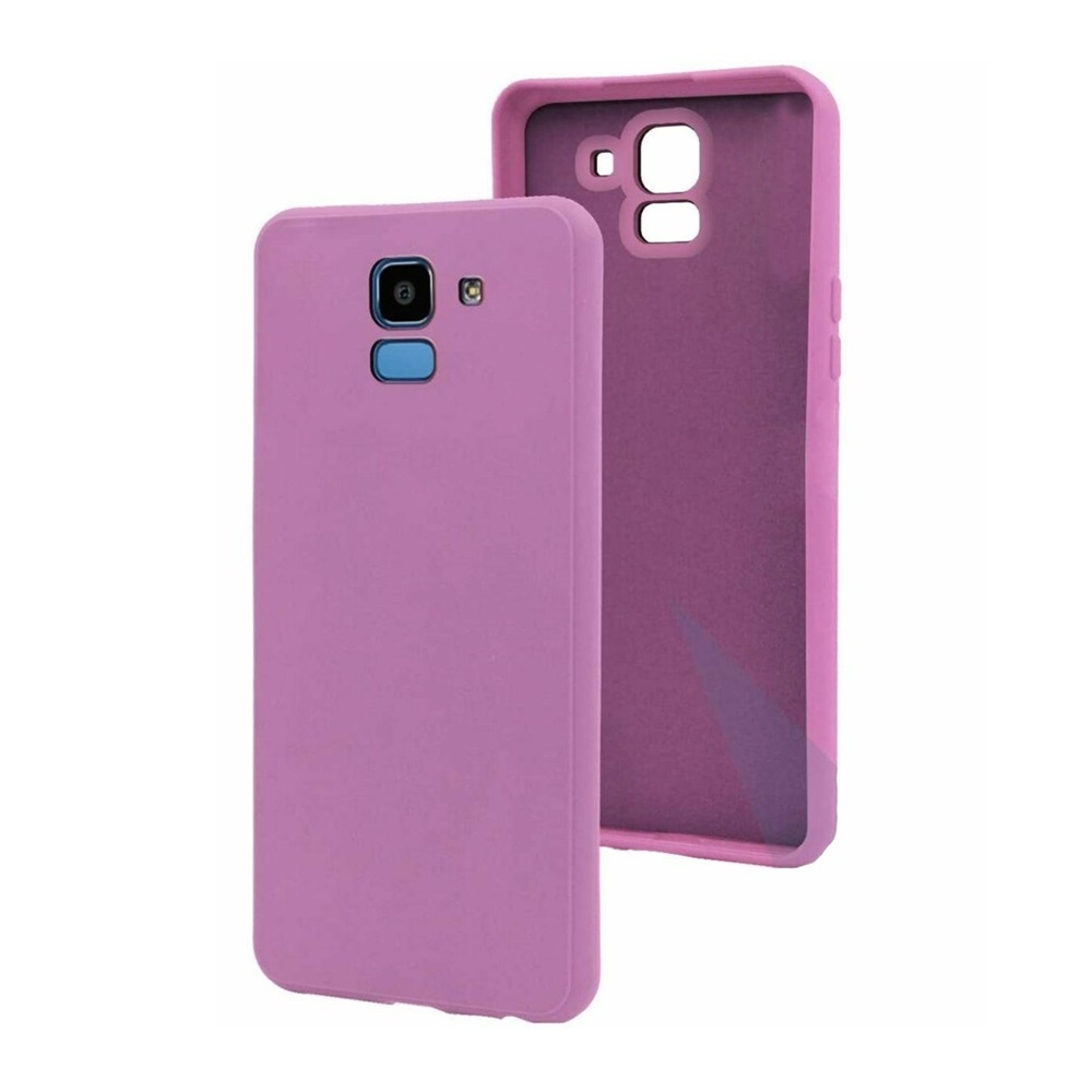Helmet Case TPU Suede Samsung J6 (2018), Purple - Image 2