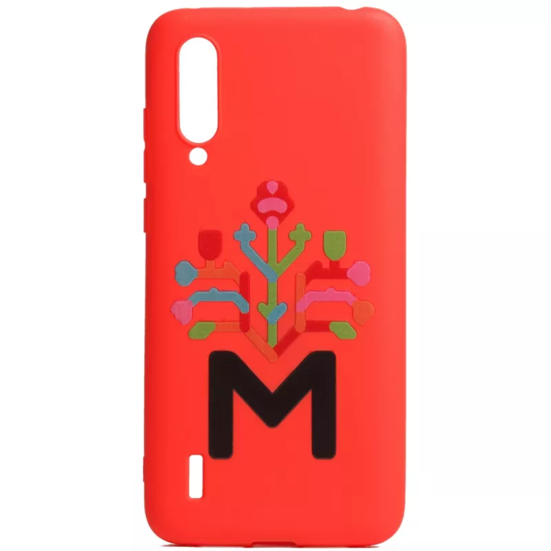 Helmet Case TPU Print Moldova Xiaomi Mi 9 Lite, Red - Image 2