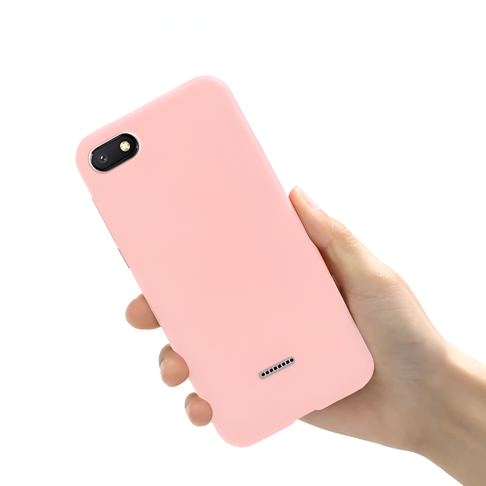Helmet Case TPU Matte Xiaomi Redmi 6A, Pink Gold - Image 2