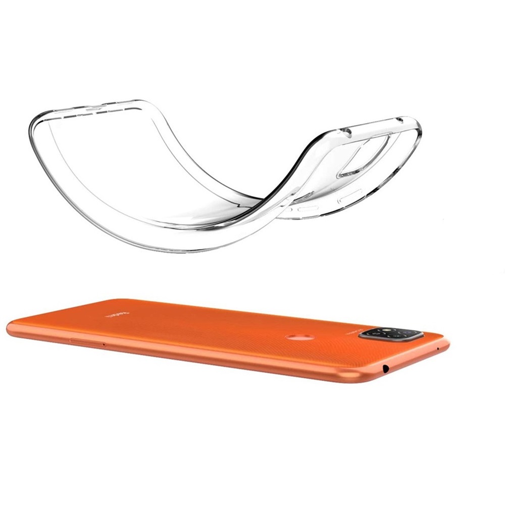 Helmet Case TPU Soft Xiaomi Redmi 9C, Clear - Image 3