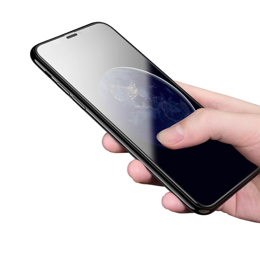 Helmet Diamond Glass 5D iPhone 11 Pro Max/Xs Max, Black - Image 3