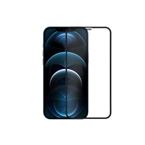 Helmet Diamond Glass 4D Frame iPhone 12 Pro Max, Black