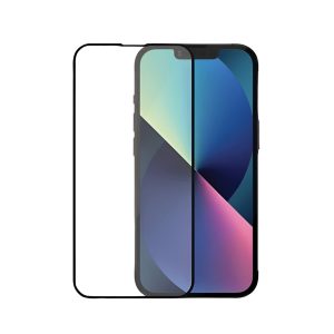 Helmet Diamond Glass 4D Frame iPhone 13/13 Pro/14, Black