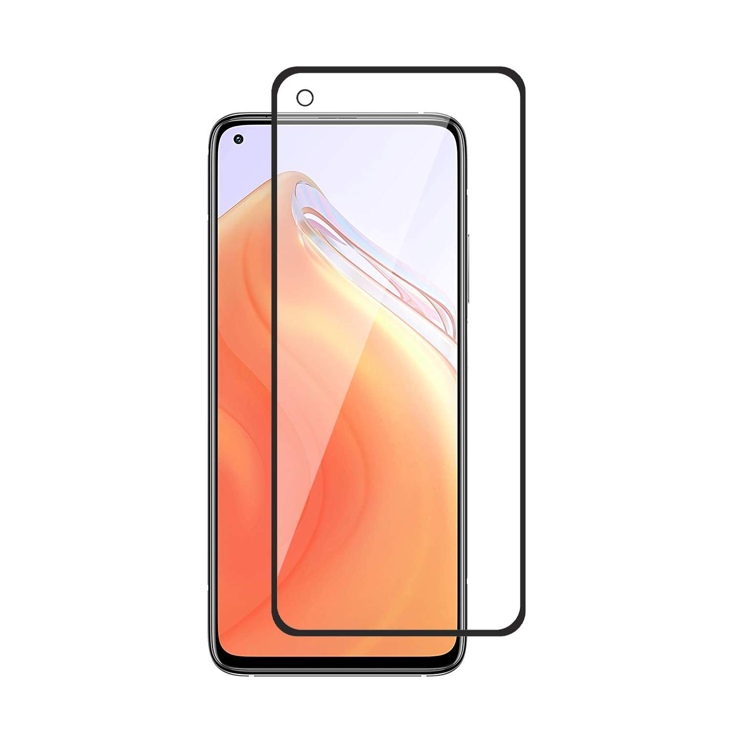 Helmet Diamond Glass 4D Xiaomi Mi 10/10T Pro 5G, Black