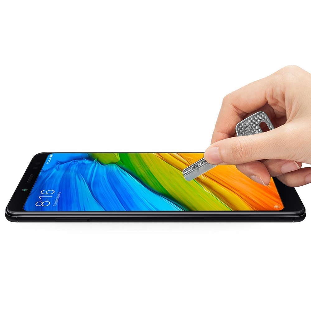 Helmet Glass Full Coverage 2.5D Frame Xiaomi Redmi 5, Black - Image 3