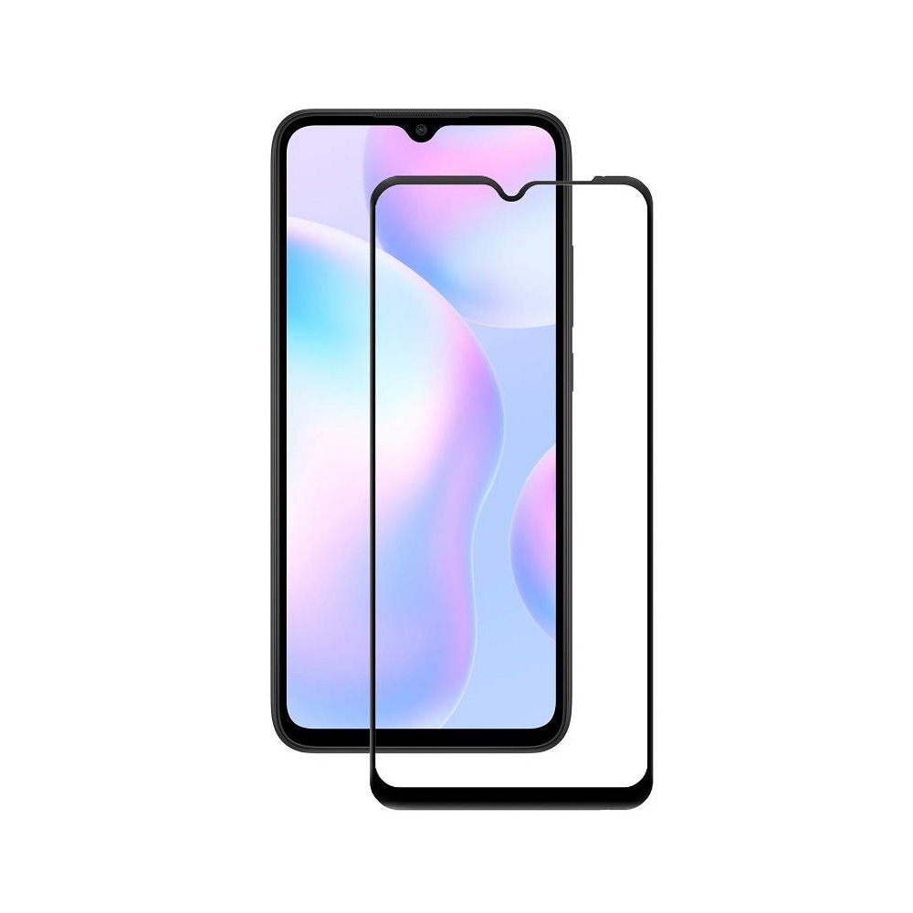 Helmet Diamond Glass 4D Xiaomi Redmi 9A/9C, Black - Image 2