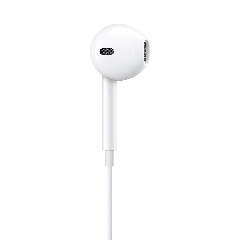 Helmet Earphones Lightning with Mic Original, White - Image 3