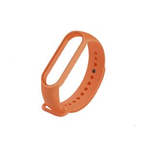 Helmet Silicone Strap Mi Band 7/6/5 Orange