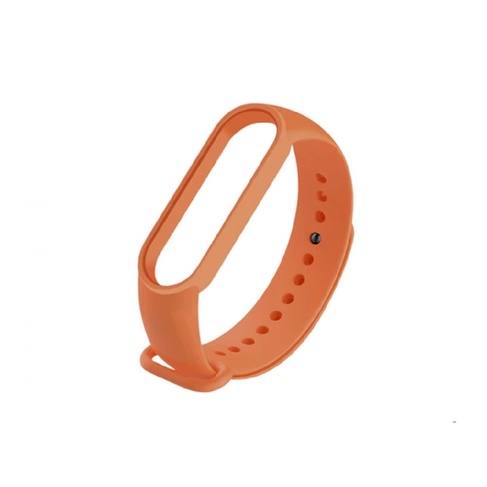 Helmet Silicone Strap Mi Band 7/6/5 Orange