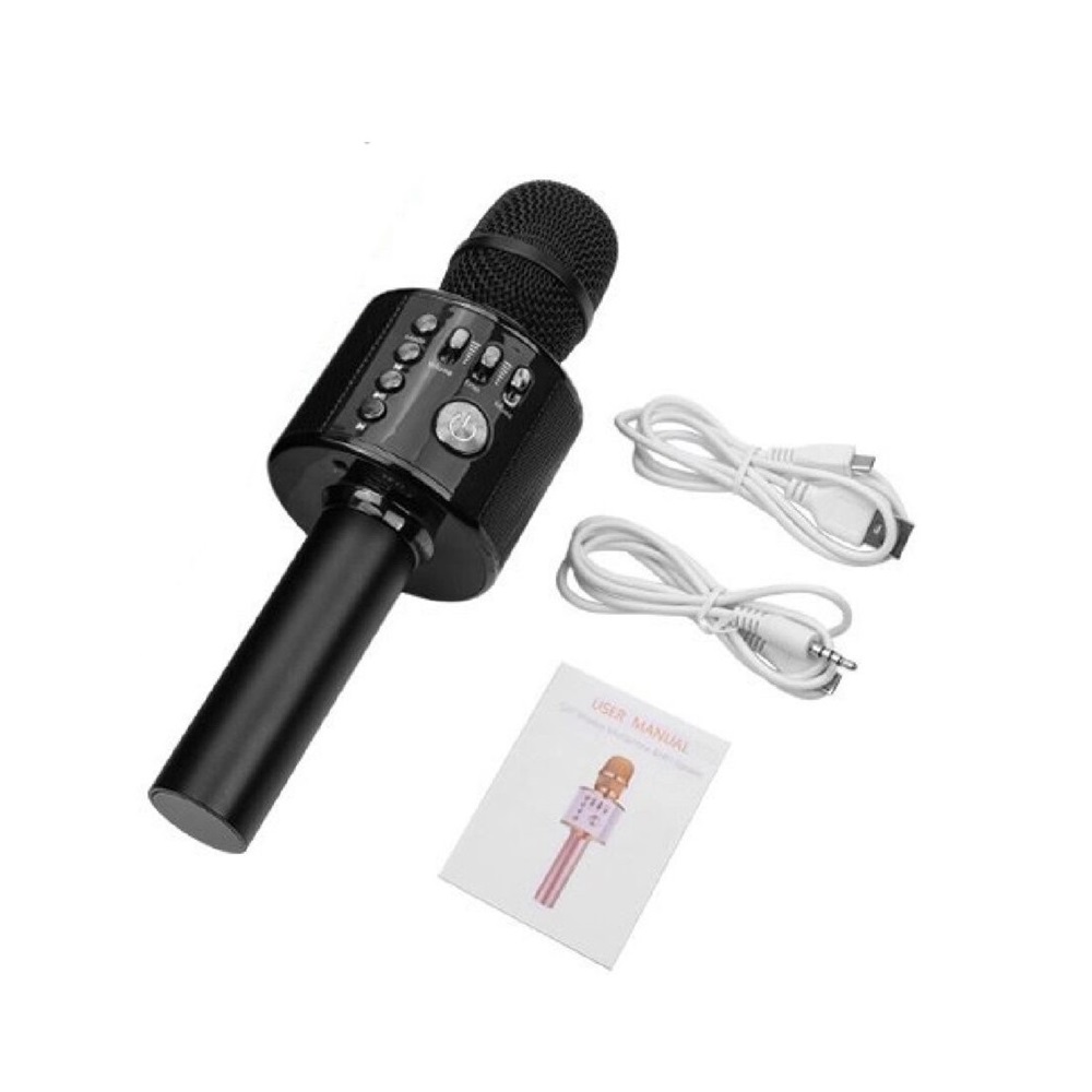 Helmet Wireless Karaoke Microphone H12 Black - Image 2