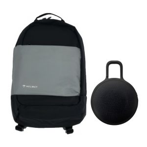 Helmet Backpack Svago 15.6'' Mixed Colors + Helmet Bluetooth Speaker (5W) W8025