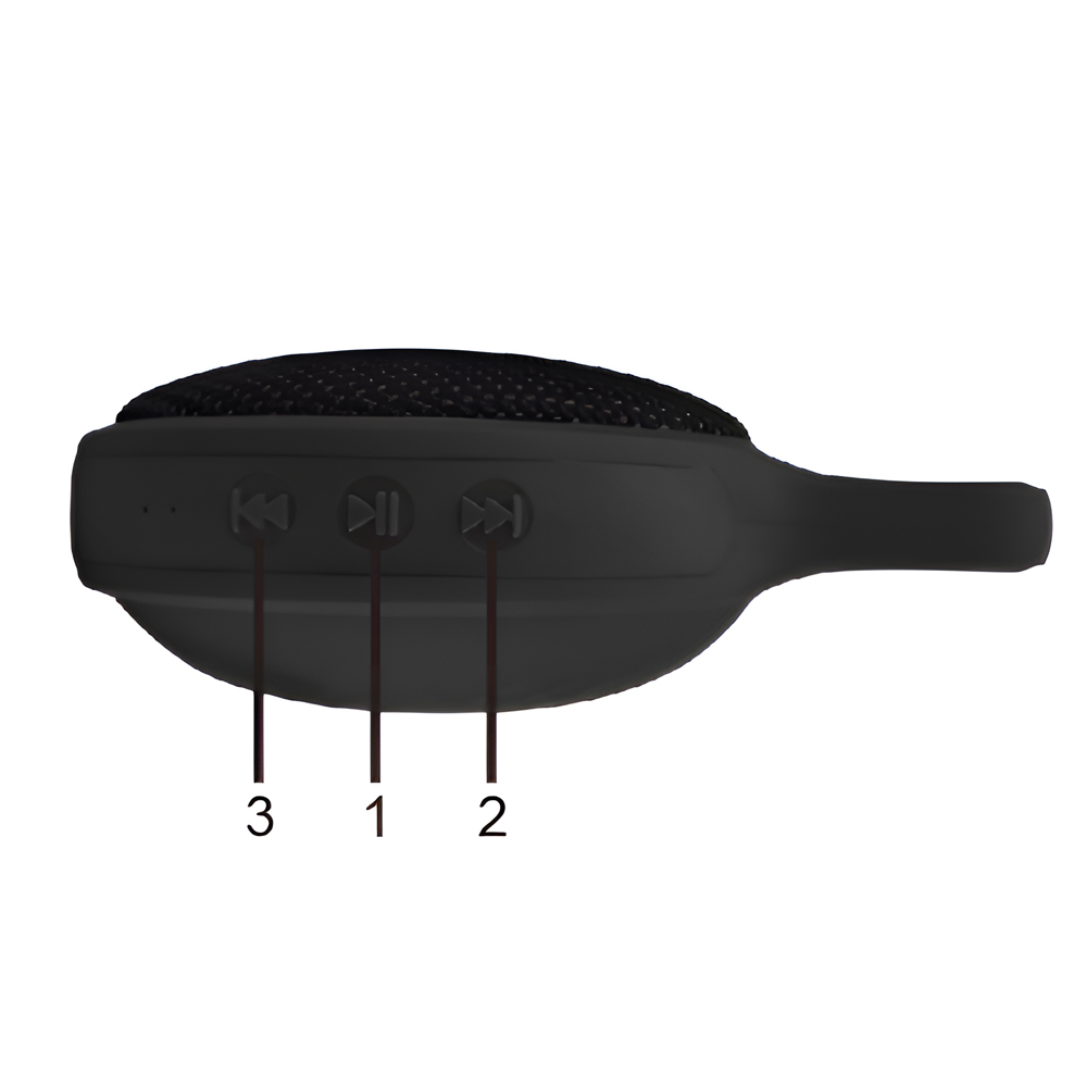 Helmet Bluetooth Speaker (5W) W8025, Black (Damaged Box) - Image 2