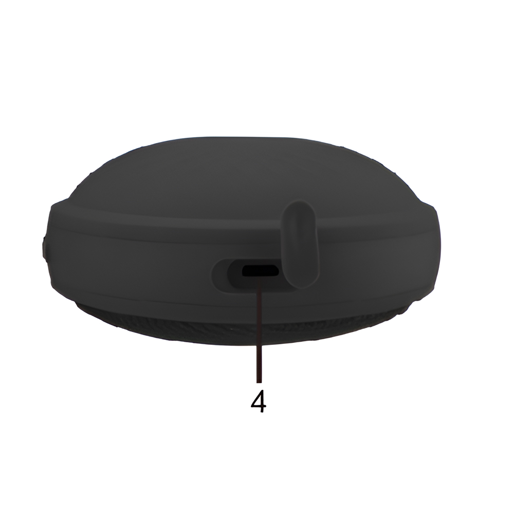 Helmet Bluetooth Speaker (5W) W8025, Black (Damaged Box) - Image 3