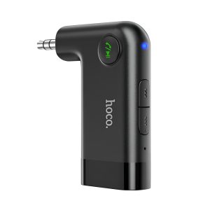 Hoco AUX Receiver Wireless BT 5.0 E53 Dawn, Black