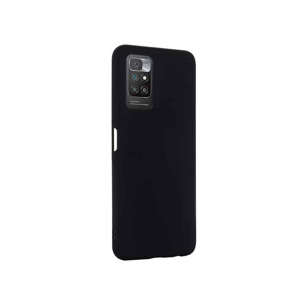 Helmet Case Liquid Silicone Redmi 10, Black - Image 2