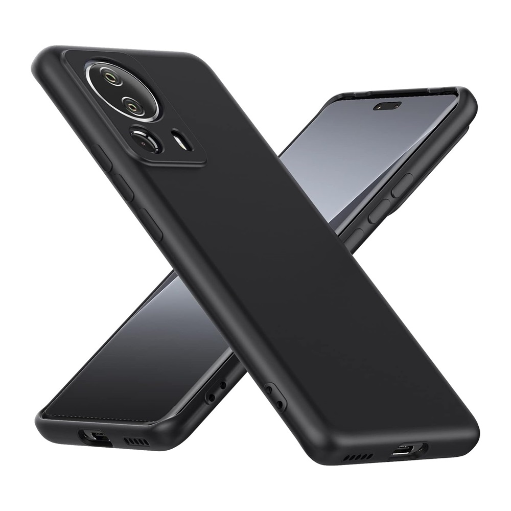 Helmet Case Liquid Silicone Xiaomi 13 Lite, Black - Image 2
