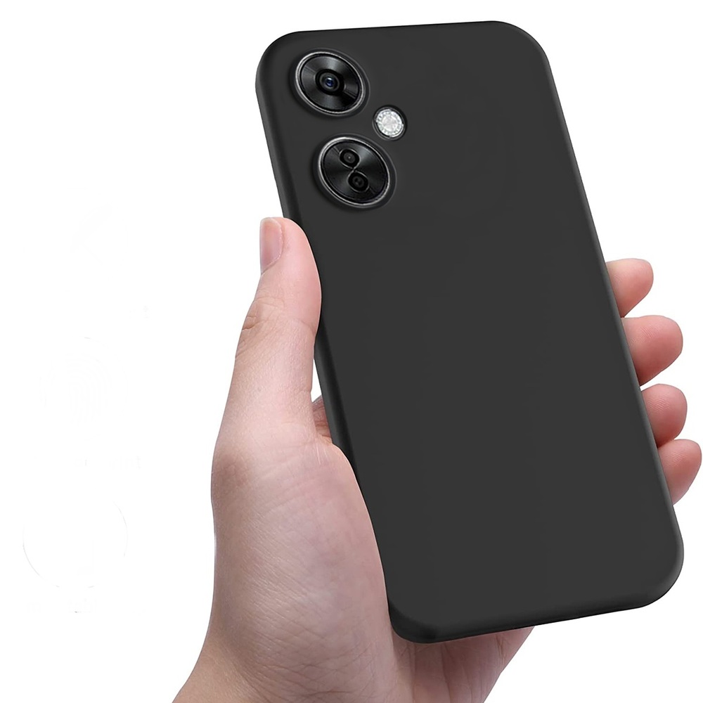 Helmet Case Liquid Silicone OnePlus CE3 Lite, Black - Image 2
