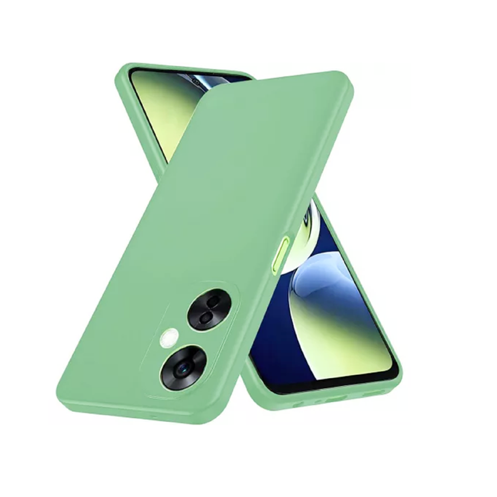 Helmet Case Liquid Silicone OnePlus CE3 Lite, Green - Image 2