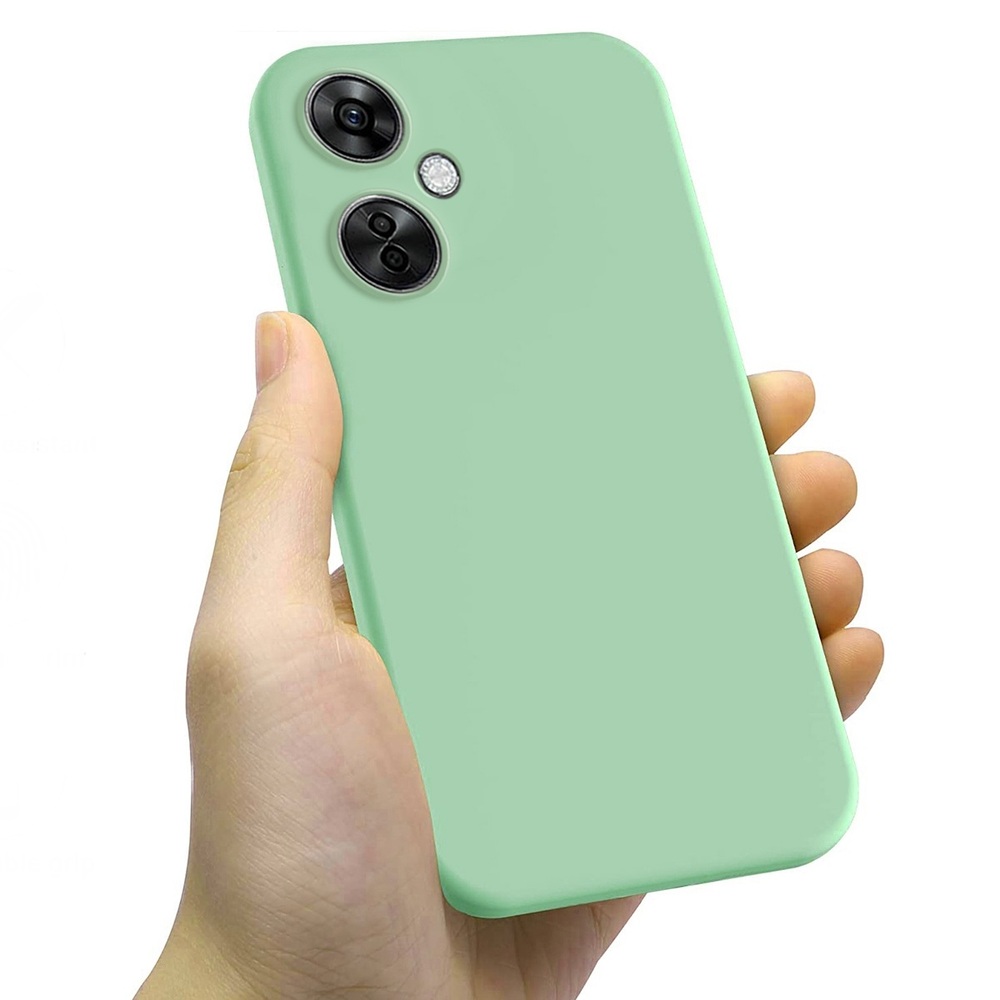 Helmet Case Liquid Silicone OnePlus CE3 Lite, Green - Image 3